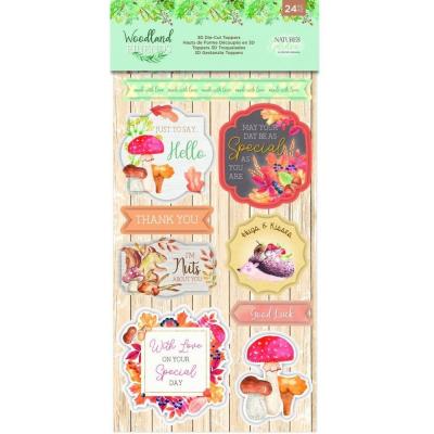 Crafter's Companion Woodland Friends 3D Die Cuts -Topper